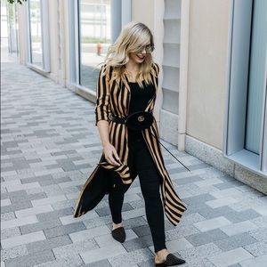 TOPSHOP striped duster